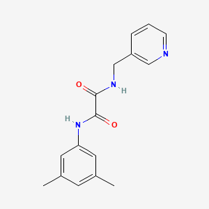 molecular formula C16H17N3O2 B2999400 N-(3,5-dimethylphenyl)-N'-(pyridin-3-ylmethyl)ethanediamide CAS No. 425626-74-0