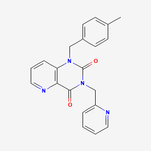1-(4-methylbenzyl)-3-(pyridin-2-ylmethyl)pyrido[3,2-d]pyrimidine-2,4(1H,3H)-dione