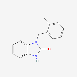 3-[(2-methylphenyl)methyl]-1H-benzimidazol-2-one