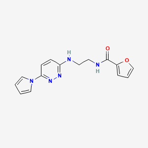 N-(2-((6-(1H-pyrrol-1-yl)pyridazin-3-yl)amino)ethyl)furan-2-carboxamide