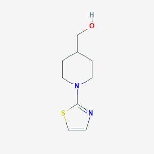molecular formula C9H14N2OS B2999472 (1-(Thiazol-2-yl)piperidin-4-yl)methanol CAS No. 1249230-05-4