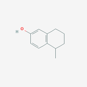 molecular formula C11H14O B2999474 5-甲基-5,6,7,8-四氢萘-2-醇 CAS No. 28750-01-8
