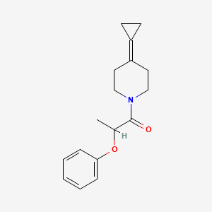 1-(4-Cyclopropylidenepiperidin-1-yl)-2-phenoxypropan-1-one