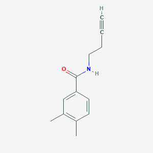 N-(but-3-yn-1-yl)-3,4-dimethylbenzamide