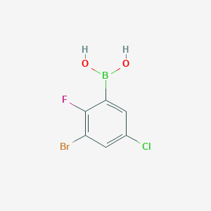 3-Bromo-5-chloro-2-fluorophenylboronic acid