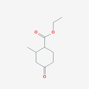 molecular formula C10H16O3 B2999527 Ethyl 2-methyl-4-oxocyclohexanecarboxylate CAS No. 62617-91-8