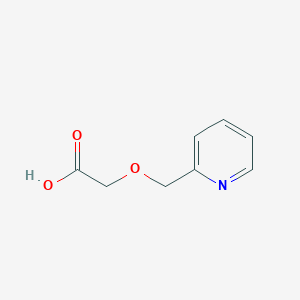 molecular formula C8H9NO3 B2999541 2-(Pyridin-2-ylmethoxy)acetic acid CAS No. 301187-61-1