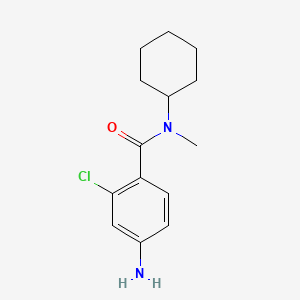 B2999547 4-amino-2-chloro-N-cyclohexyl-N-methylbenzamide CAS No. 63497-59-6