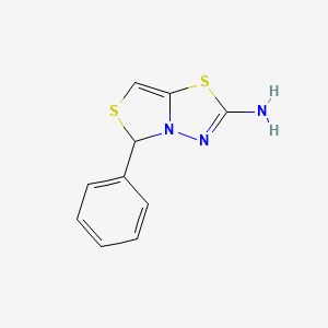 5-phenyl-5H-[1,3]thiazolo[4,3-b][1,3,4]thiadiazol-2-amine