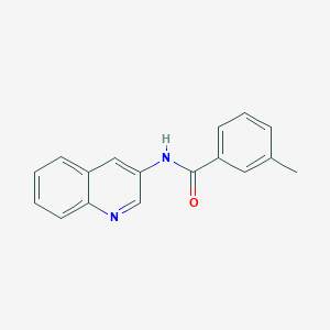 molecular formula C17H14N2O B2999577 3-methyl-N-(quinolin-3-yl)benzamide CAS No. 200726-26-7