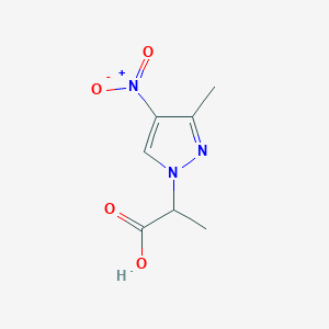 2-(3-methyl-4-nitro-1H-pyrazol-1-yl)propanoic acid