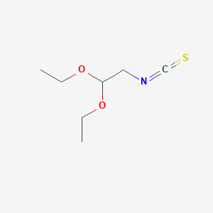 molecular formula C7H13NO2S B2999599 1,1-Diethoxy-2-isothiocyanatoethane CAS No. 13733-17-0