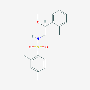 B2999600 N-(2-methoxy-2-(o-tolyl)ethyl)-2,4-dimethylbenzenesulfonamide CAS No. 1797898-44-2