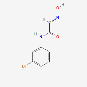 N-(3-Bromo-4-methylphenyl)-2-(hydroxyimino)acetamide