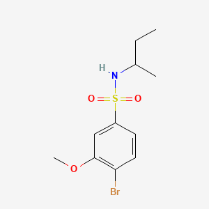 4-bromo-N-(sec-butyl)-3-methoxybenzenesulfonamide