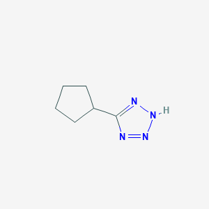 molecular formula C6H10N4 B2999636 5-cyclopentyl-1H-1,2,3,4-tetrazole CAS No. 441024-85-7