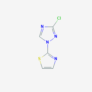 3-chloro-1-(1,3-thiazol-2-yl)-1H-1,2,4-triazole