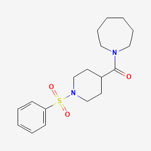 1-Azepanyl[1-(phenylsulfonyl)-4-piperidinyl]methanone