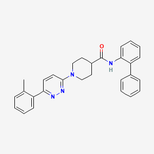 N-([1,1'-biphenyl]-2-yl)-1-(6-(o-tolyl)pyridazin-3-yl)piperidine-4-carboxamide