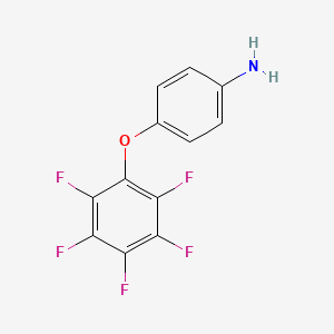 molecular formula C12H6F5NO B2999774 [4-(Pentafluorophenoxy)phenyl]amine CAS No. 82492-39-5