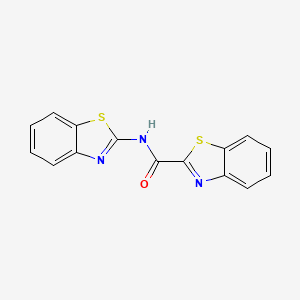 molecular formula C15H9N3OS2 B2999807 N-(benzo[d]thiazol-2-yl)benzo[d]thiazole-2-carboxamide CAS No. 1056008-95-7