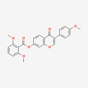 3-(4-methoxyphenyl)-4-oxo-4H-chromen-7-yl 2,6-dimethoxybenzoate