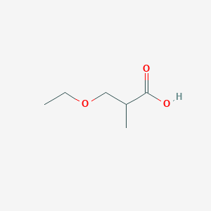 molecular formula C6H12O3 B2999832 3-Ethoxy-2-methylpropanoic acid CAS No. 19758-27-1