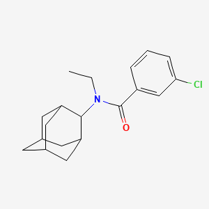 molecular formula C19H24ClNO B2999833 N-(2-adamantyl)-3-chloro-N-ethylbenzamide CAS No. 714212-76-7