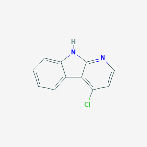 molecular formula C11H7ClN2 B029999 4-氯-9H-吡啶并[2,3-b]吲哚 CAS No. 25208-32-6