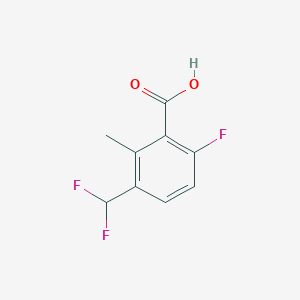 3-(Difluoromethyl)-6-fluoro-2-methylbenzoic acid