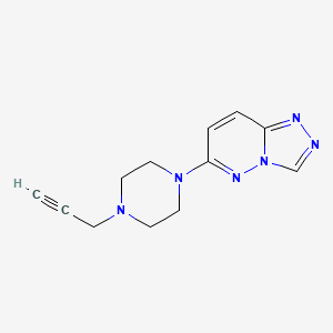 6-(4-Prop-2-ynylpiperazin-1-yl)-[1,2,4]triazolo[4,3-b]pyridazine