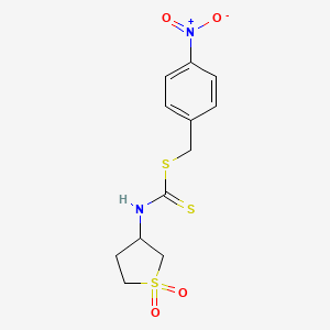 4-Nitrobenzyl (1,1-dioxidotetrahydrothiophen-3-yl)carbamodithioate