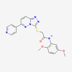 N-(2,5-dimethoxyphenyl)-2-((6-(pyridin-4-yl)-[1,2,4]triazolo[4,3-b]pyridazin-3-yl)thio)acetamide