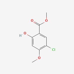 molecular formula C9H9ClO4 B2999953 5-氯-2-羟基-4-甲氧基苯甲酸甲酯 CAS No. 171826-80-5