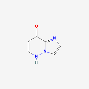 molecular formula C6H5N3O B2999954 imidazo[1,2-b]pyridazin-8(5H)-one CAS No. 1376761-89-5; 2102411-59-4