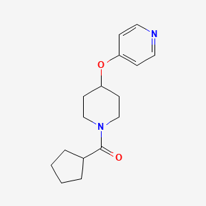 Cyclopentyl(4-(pyridin-4-yloxy)piperidin-1-yl)methanone