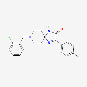 8-(2-Chlorobenzyl)-3-(p-tolyl)-1,4,8-triazaspiro[4.5]dec-3-en-2-one