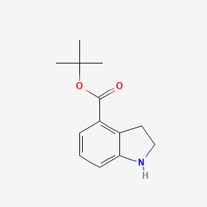 Tert-butyl 2,3-dihydro-1H-indole-4-carboxylate