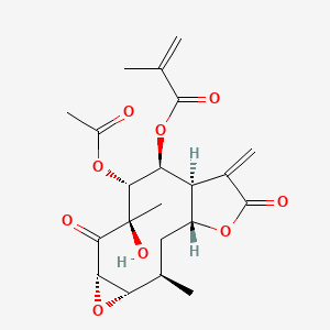 molecular formula C21H26O9 B2999997 Calealactone B CAS No. 95349-43-2