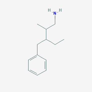 molecular formula C13H21N B3000012 3-Benzyl-2-methylpentan-1-amine CAS No. 2248362-60-7