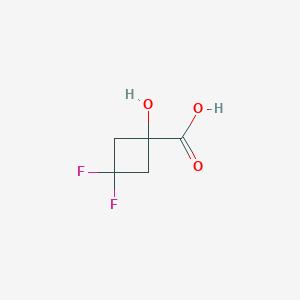 3,3-Difluoro-1-hydroxycyclobutane-1-carboxylic acid