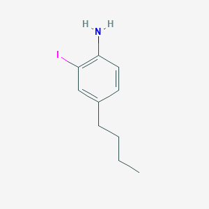 molecular formula C10H14IN B3000037 4-丁基-2-碘苯胺 CAS No. 952054-06-7