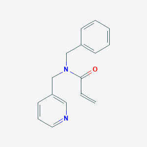 molecular formula C16H16N2O B3000049 N-Benzyl-N-(pyridin-3-ylmethyl)prop-2-enamide CAS No. 2208965-94-8