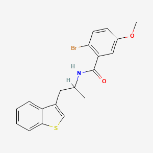 N-(1-(benzo[b]thiophen-3-yl)propan-2-yl)-2-bromo-5-methoxybenzamide