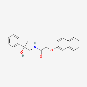 N-(2-hydroxy-2-phenylpropyl)-2-(naphthalen-2-yloxy)acetamide