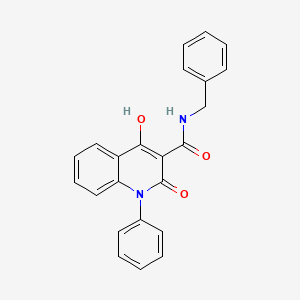 N-benzyl-4-hydroxy-2-oxo-1-phenyl-1,2-dihydroquinoline-3-carboxamide