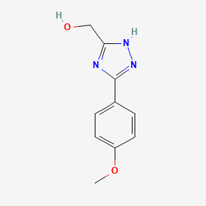 (5-(4-Methoxyphenyl)-1H-1,2,4-triazol-3-yl)methanol