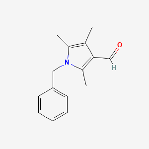 molecular formula C15H17NO B3000167 1-benzyl-2,4,5-trimethyl-1H-pyrrole-3-carbaldehyde CAS No. 1087611-39-9