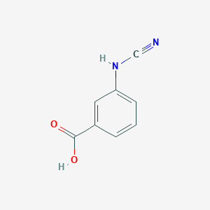 molecular formula C8H6N2O2 B3000178 3-(氰氨基)苯甲酸 CAS No. 183430-27-5