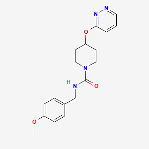 N-(4-methoxybenzyl)-4-(pyridazin-3-yloxy)piperidine-1-carboxamide